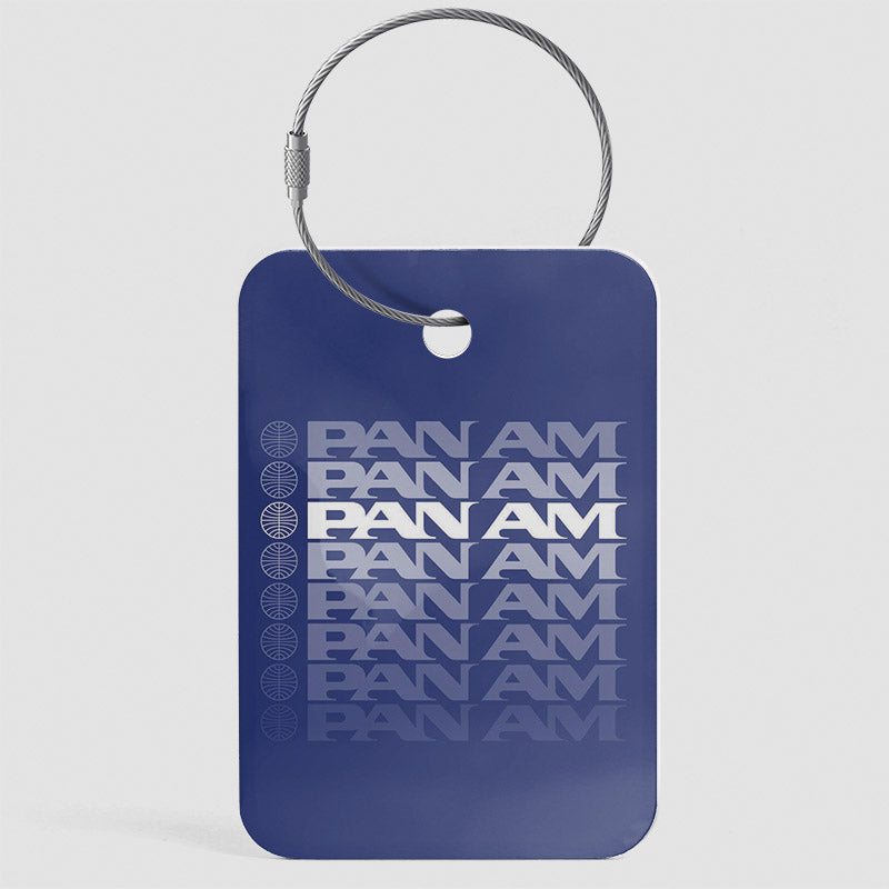 Pan Am Fading - Étiquette de bagage