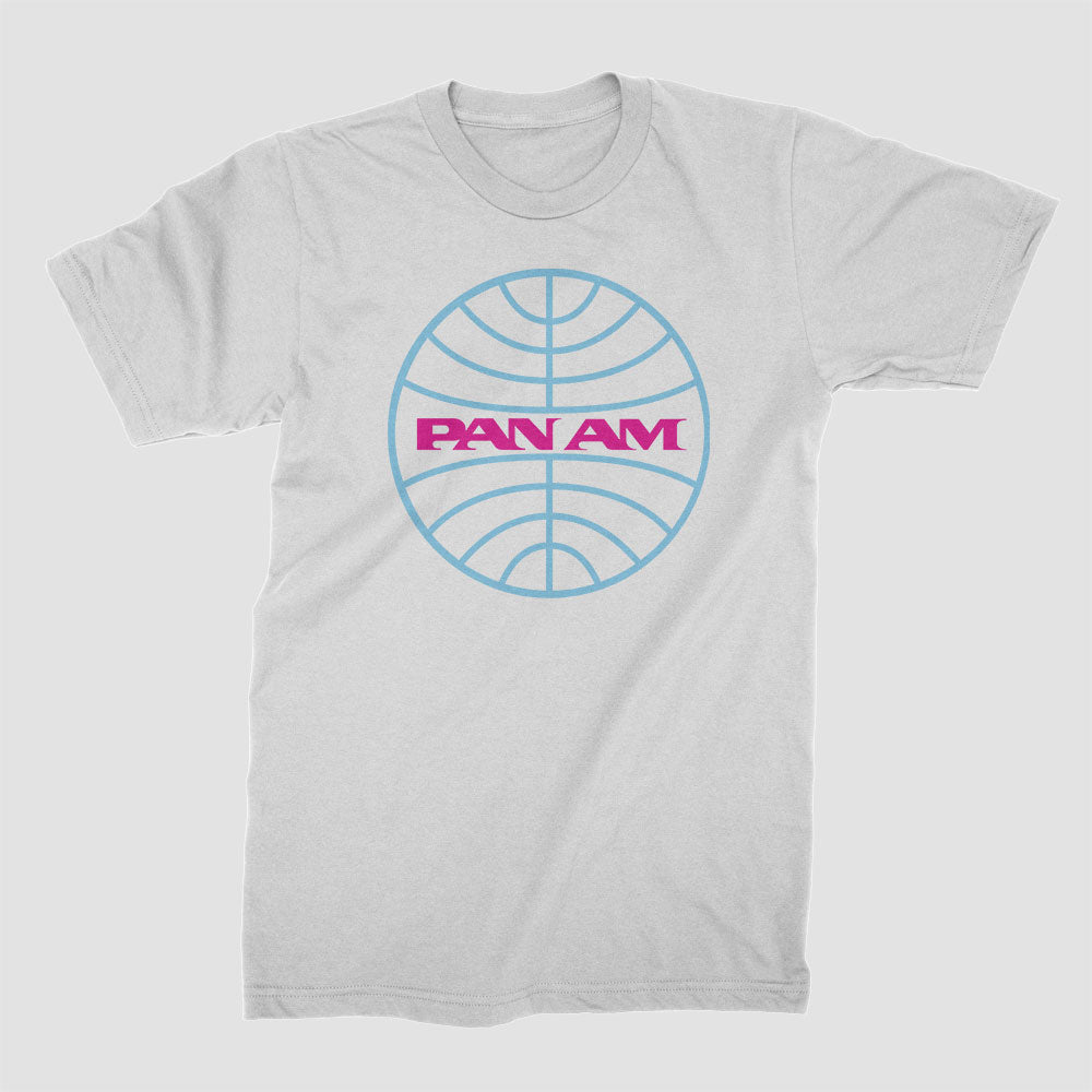 Pan Am Logo Neon - T-Shirt