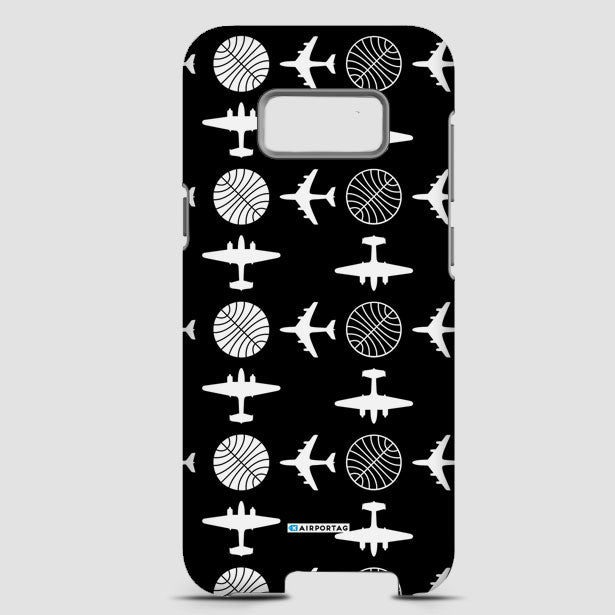 Pan Am Plane Pattern - Phone Case - Airportag