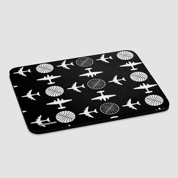 Pan Am Plane Pattern - Mousepad - Airportag