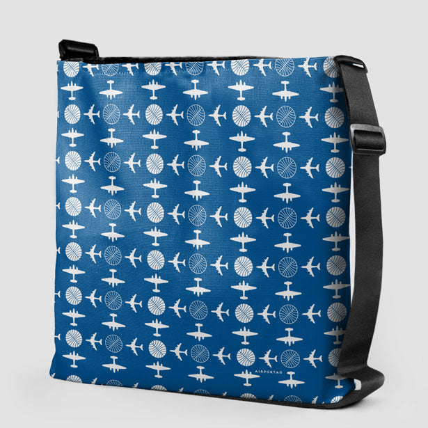 Pan Am Plane Pattern - Tote Bag - Airportag