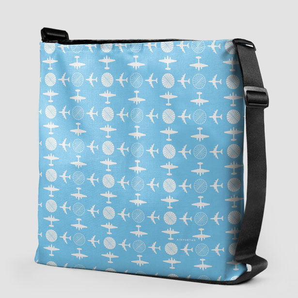 Pan Am Plane Pattern - Tote Bag - Airportag