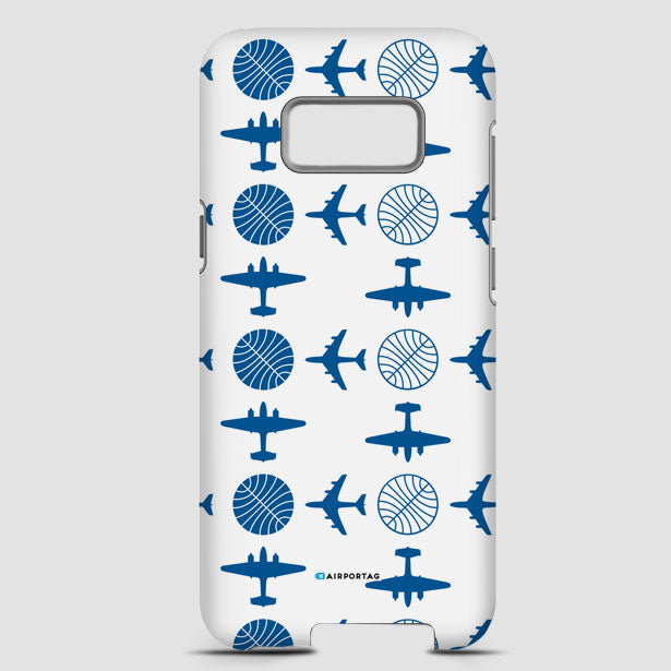 Pan Am Plane Pattern - Phone Case - Airportag