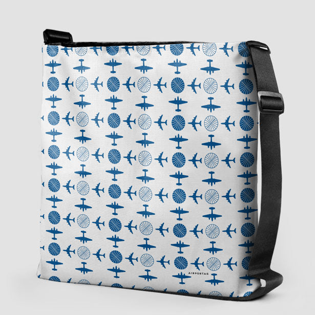 Pan Am Plane Pattern - Tote Bag - Airportag