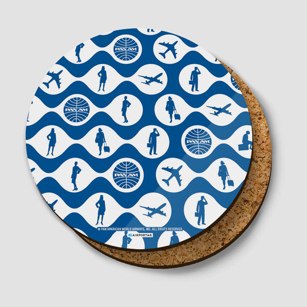 Pan Am Silhouette - Coaster - Airportag