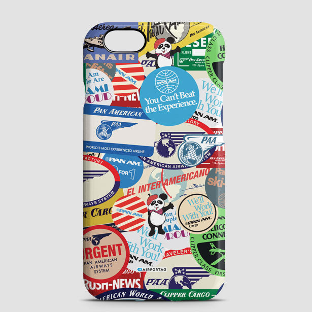 Pan Am Stickers - Phone Case - Airportag