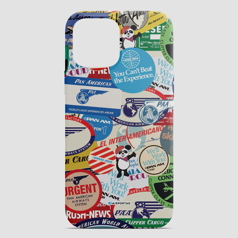 Pan Am Stickers - Phone Case