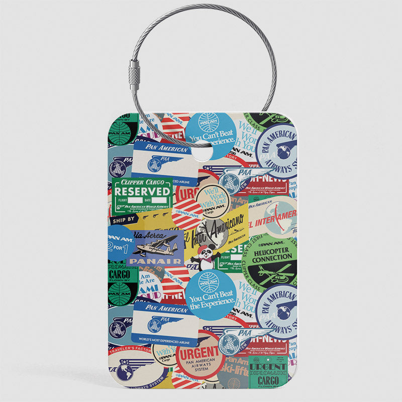 Pan Am Stickers - Luggage Tag