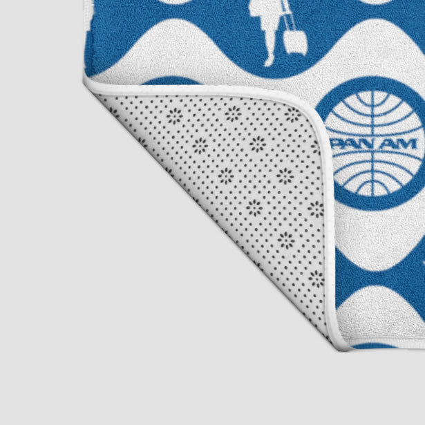 Pan Am Silhouette - Bath Mat - Airportag