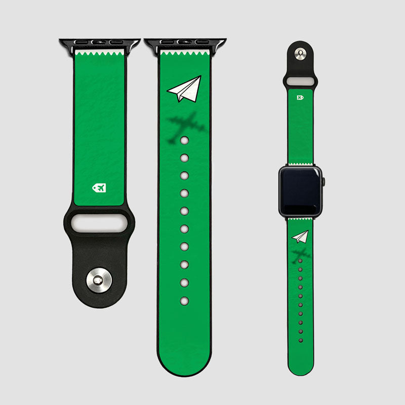 Paper Plane Shadow - Apple Watch Band
