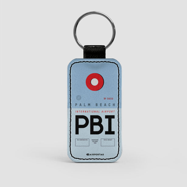 PBI - Leather Keychain - Airportag