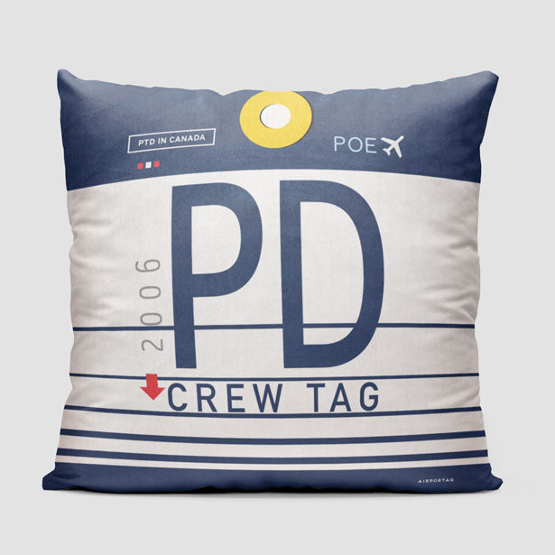 PD - Throw Pillow - Airportag