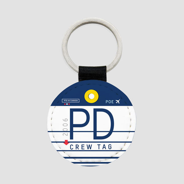 PD - Round Keychain