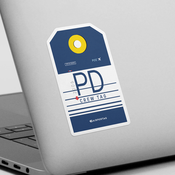 PD - Sticker - Airportag