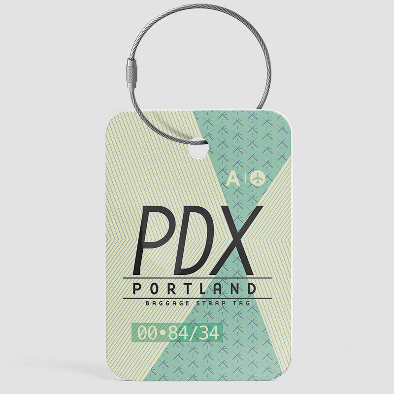 PDX - Étiquette de bagage