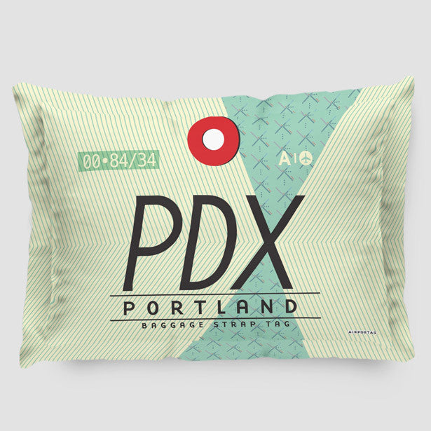 PDX - Pillow Sham - Airportag
