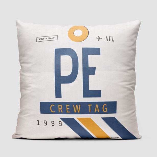PE - Throw Pillow - Airportag