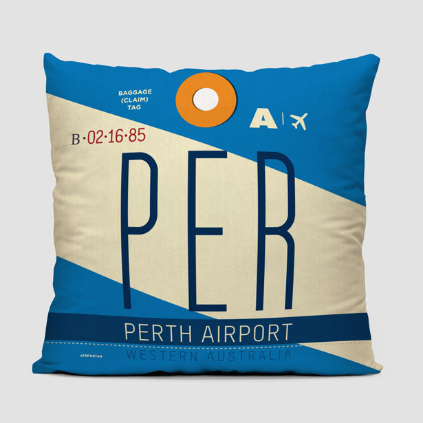 PER - Throw Pillow - Airportag