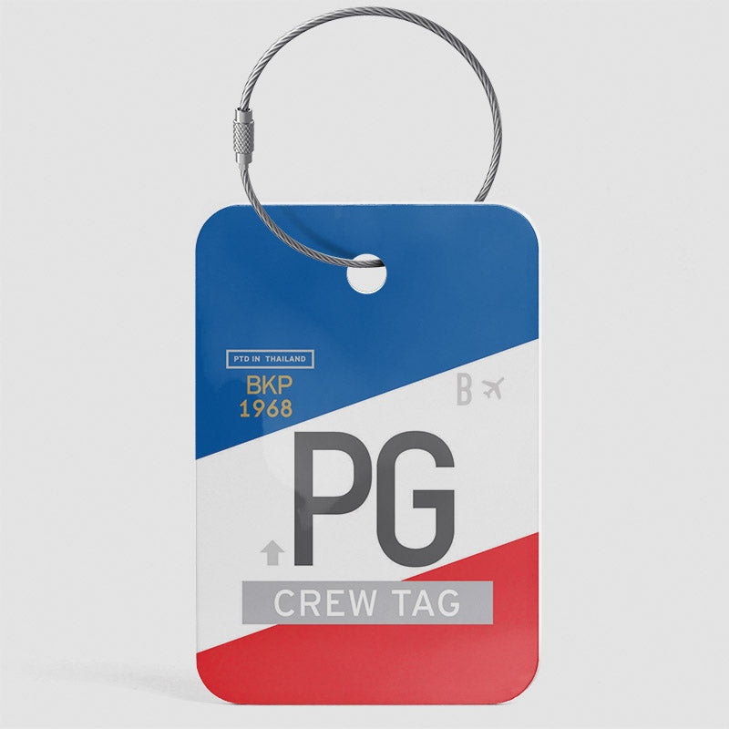 PG - Étiquette de bagage