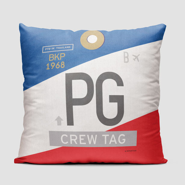 PG - Throw Pillow - Airportag