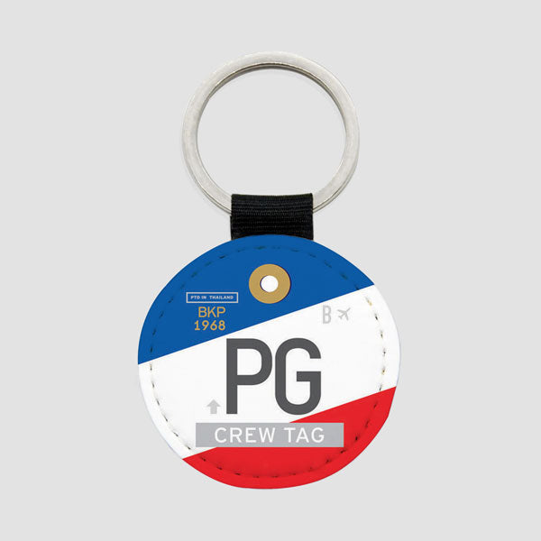 PG - Round Keychain