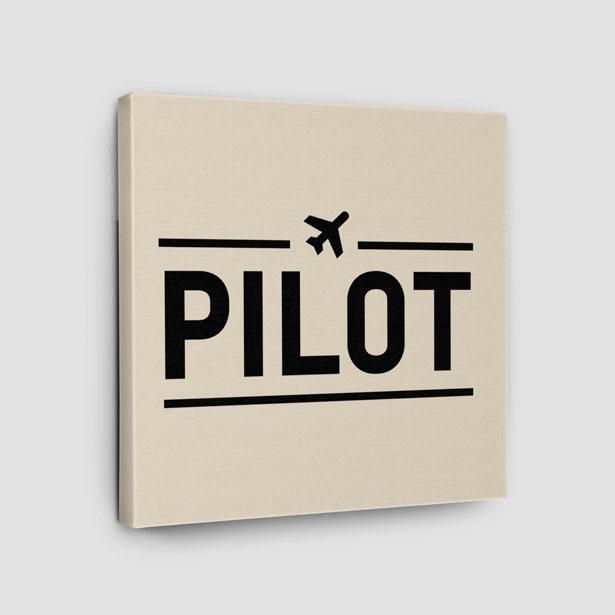 Pilot - Canvas - Airportag