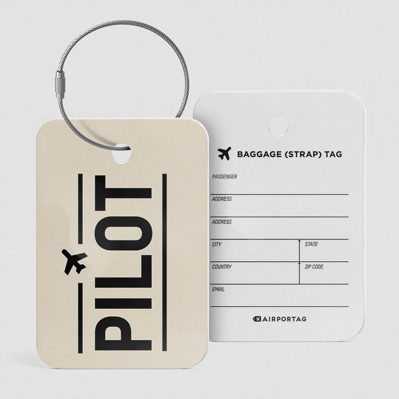 Pilot bag tags sale
