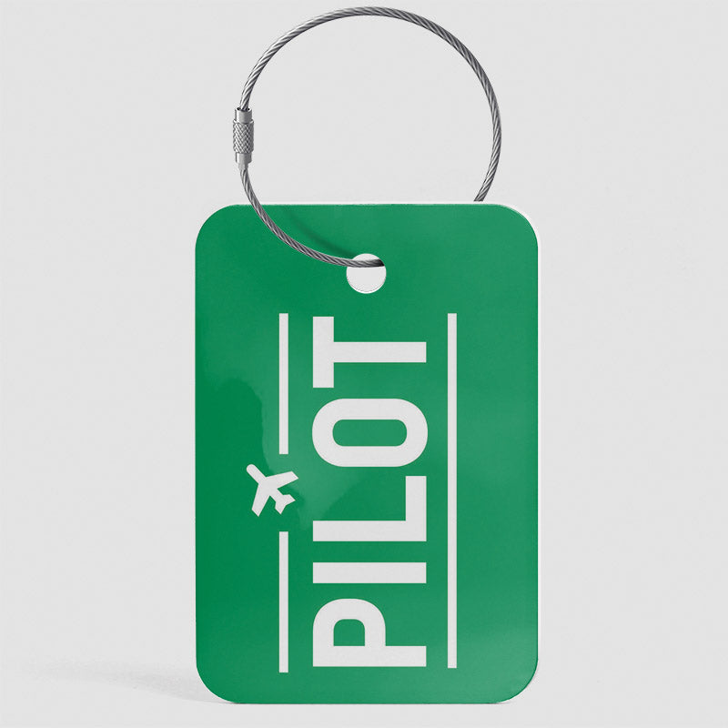 Pilote - Étiquette de bagage