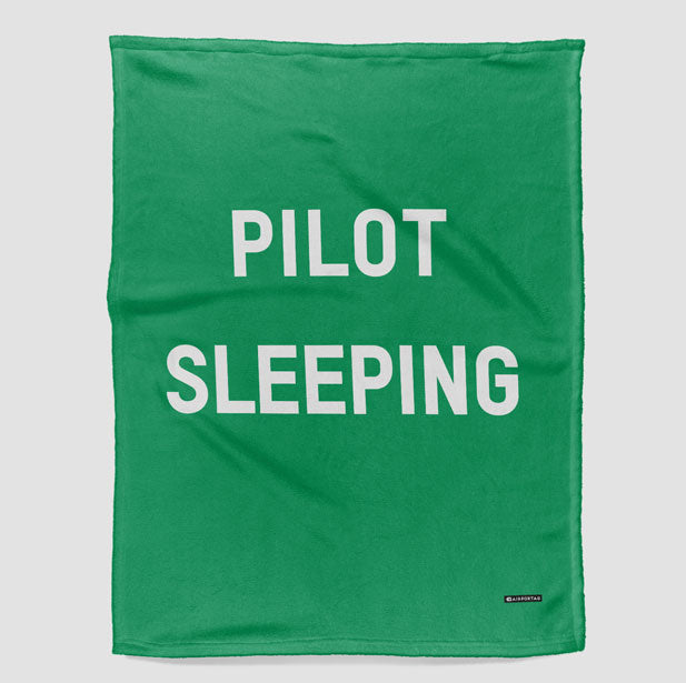 Pilot Sleeping - Blanket - Airportag