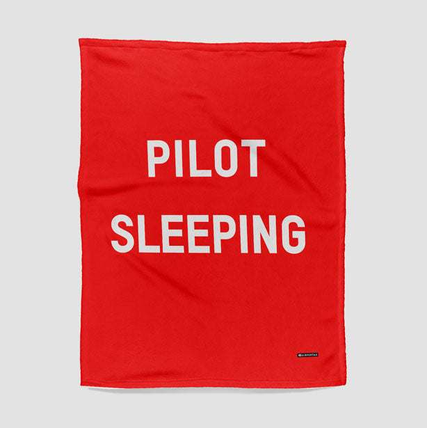 Pilot Sleeping - Blanket - Airportag