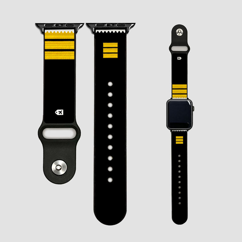 UNC | UNC Apple Watch Silicone Stripe Sport Long Band 38mm | Alumni Hall
