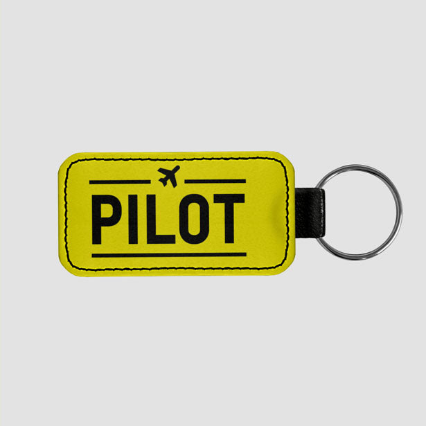 Pilot - Leather Keychain - Airportag