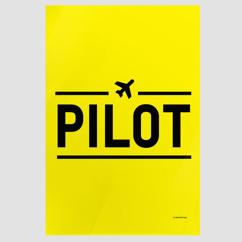 Pilot - Poster - Airportag