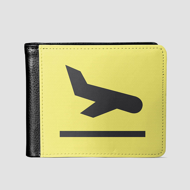 Plane Arrival - Men's Wallet