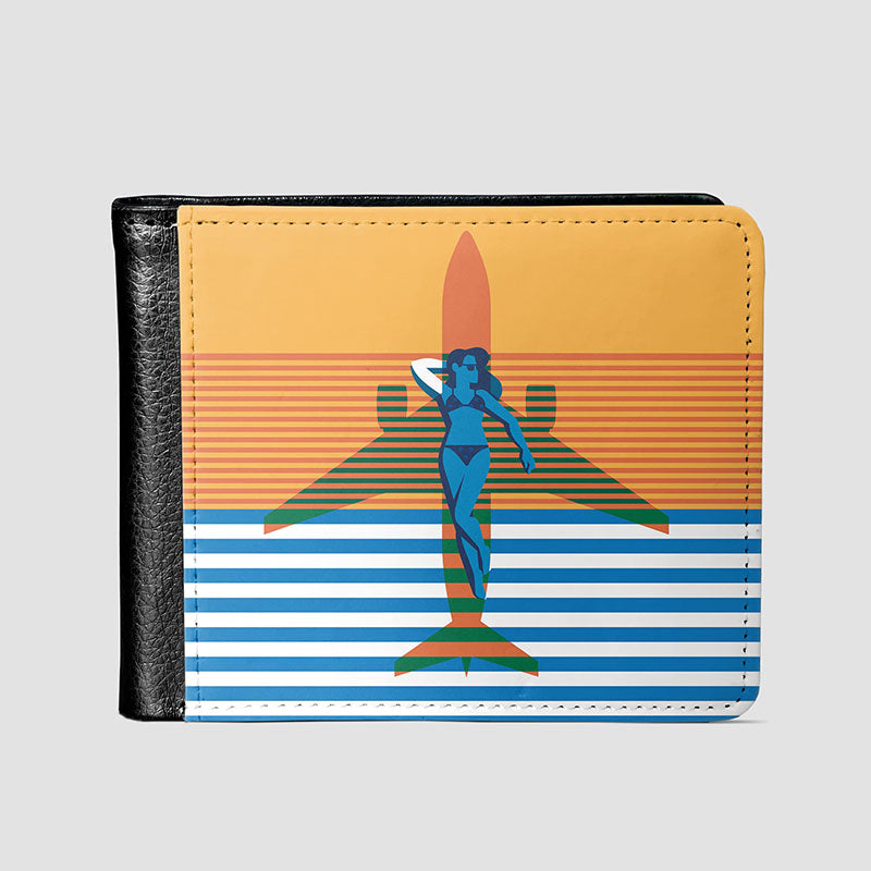 Plane Shadow Beach - Men's Wallet
