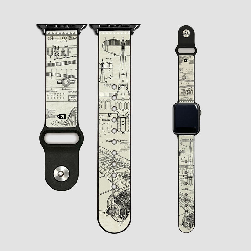 Plane Wireframe - Apple Watch Band