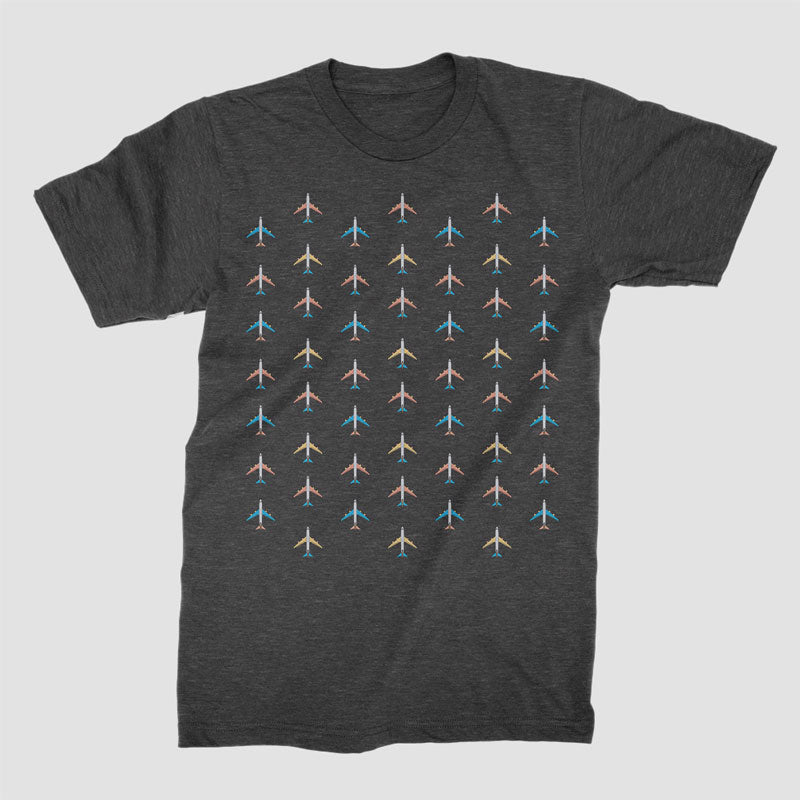 Planes Grey Sky - T-Shirt