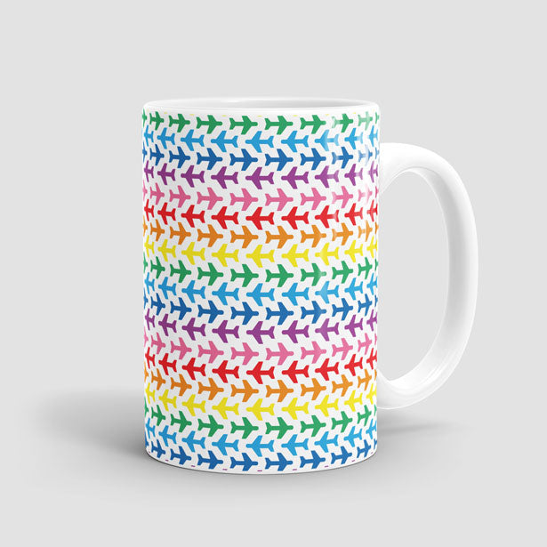 Planes Rainbow - Mug - Airportag