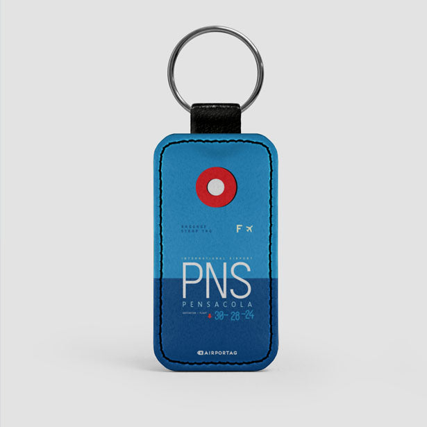 PNS - Leather Keychain - Airportag