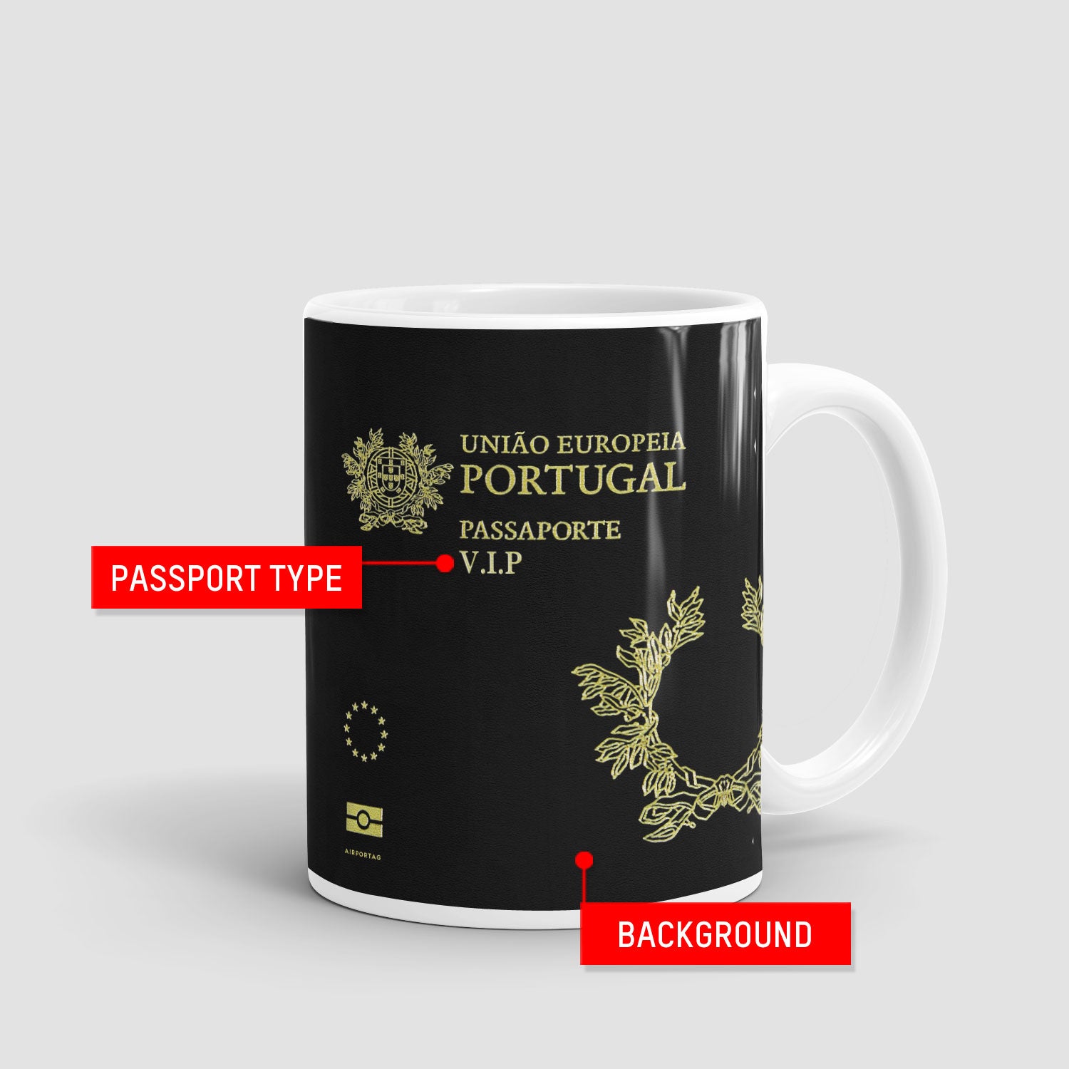 Portugal - Passport Mug - Airportag