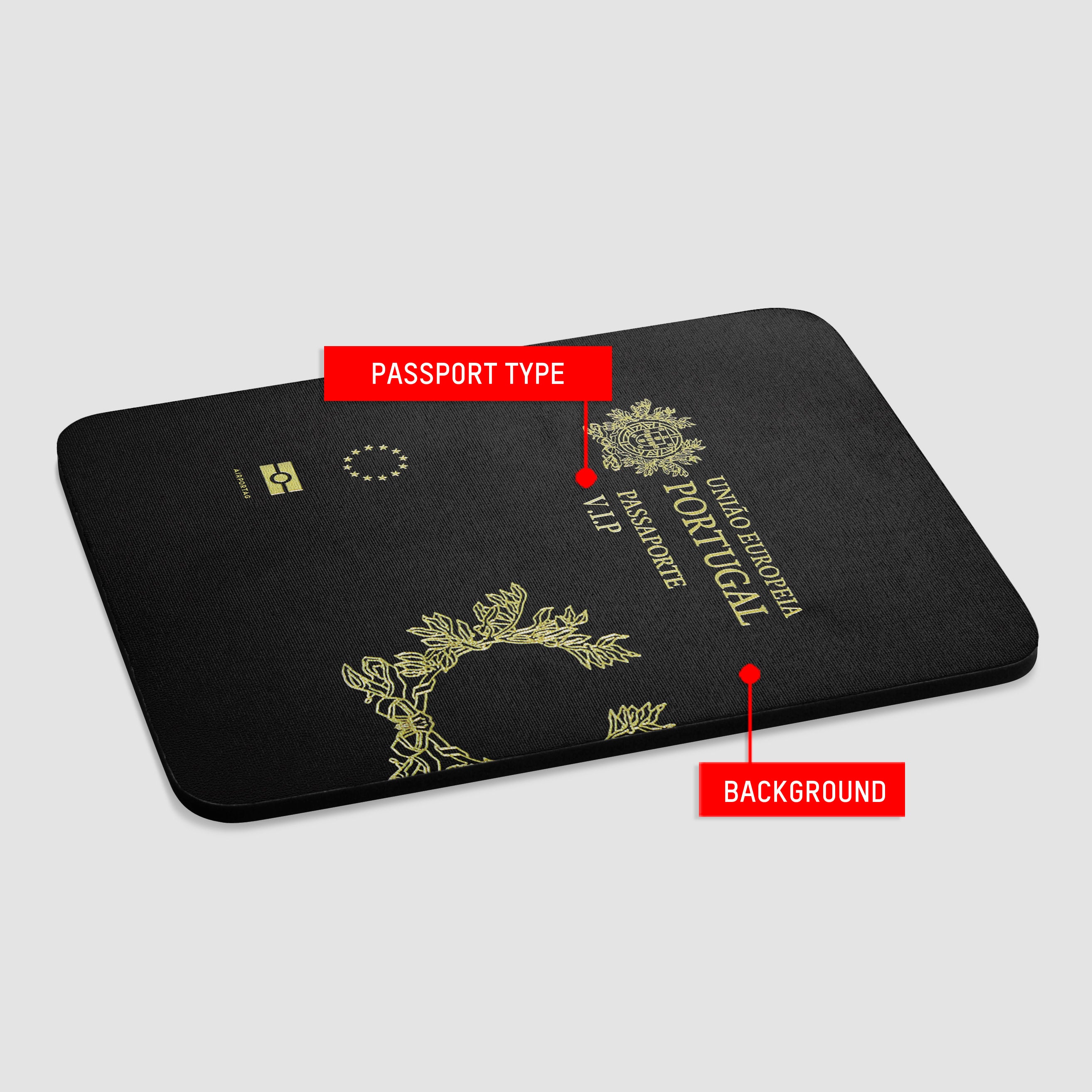 Portugal - Passport Mousepad - Airportag
