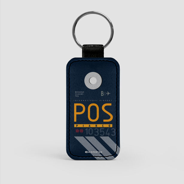 POS - Leather Keychain - Airportag