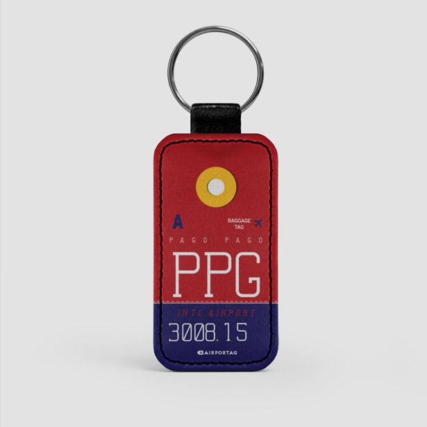 PPG - Leather Keychain - Airportag