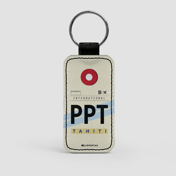 PPT - Leather Keychain - Airportag