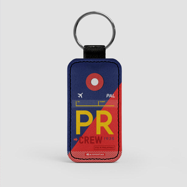 PR - Leather Keychain - Airportag