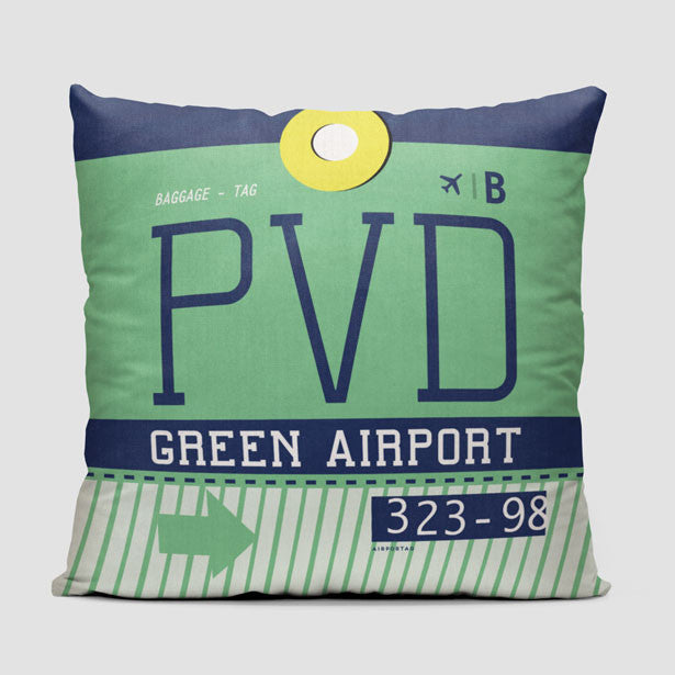 PVD - Throw Pillow - Airportag