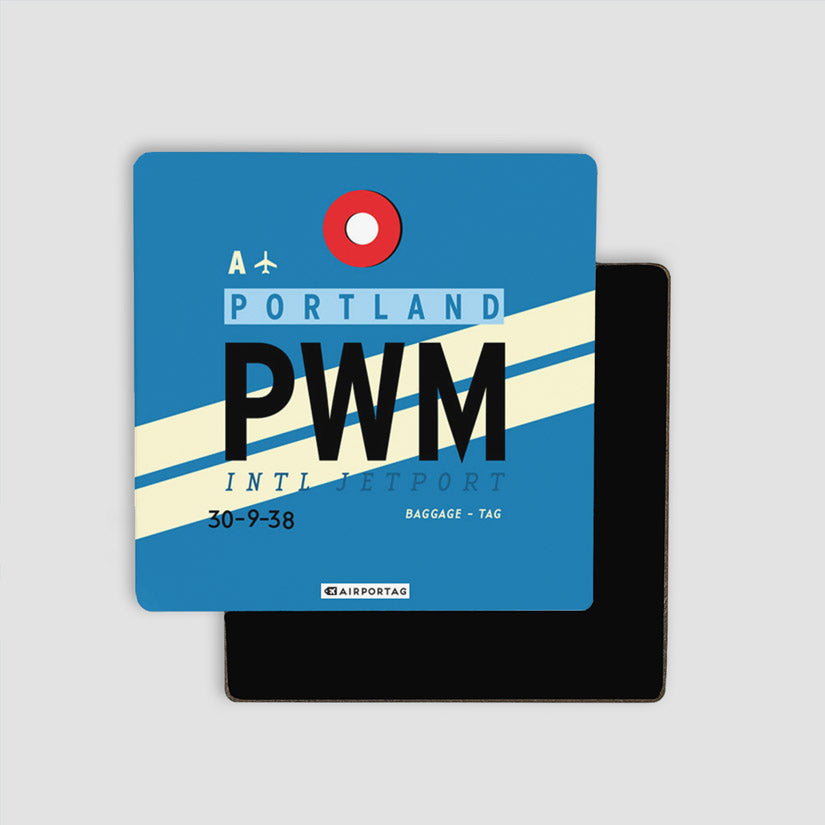 Airport Code Luggage Tag IATA Code PWM Baggage Tag airport-code-luggage-tag-iata-code-pwm-baggage-tag