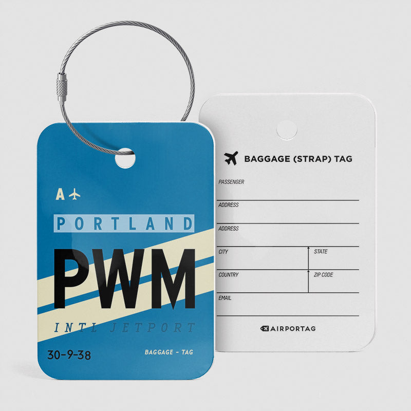 PWM - Étiquette de bagage