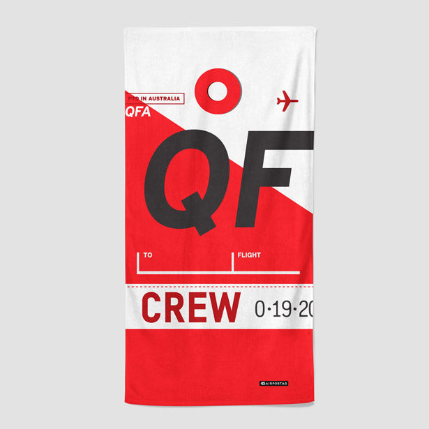 QF - Beach Towel - Airportag