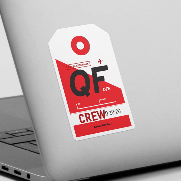 QF - Sticker - Airportag